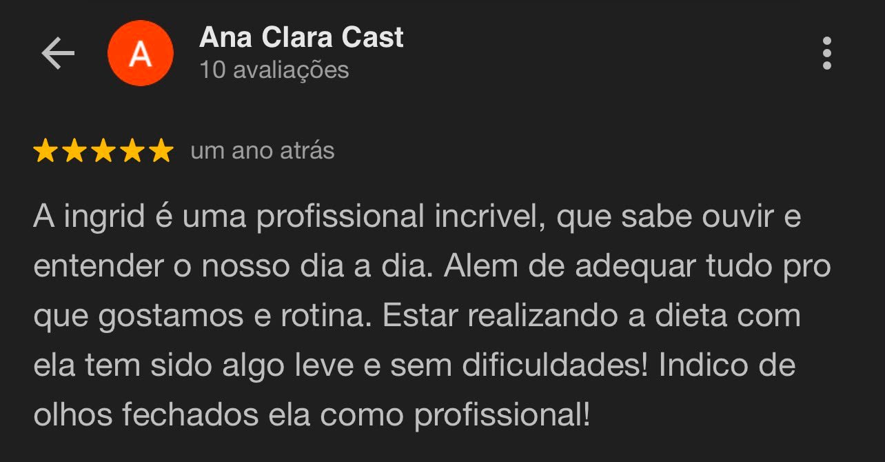 Avaliação de Ana Clara Cast